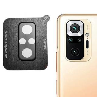 Folie sticla camera Xiaomi Redmi Note 10 Pro, Mocolo Silk HD Pro, Negru