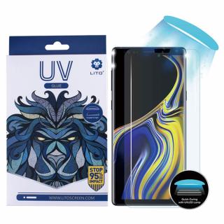 Folie sticla curbata Samsung Galaxy Note 8   Note 9, Lito UV Full Glue, Transparenta