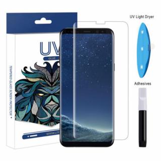 Folie sticla curbata Samsung Galaxy S8 Plus   S9 Plus, Lito UV Full Glue, Transparenta