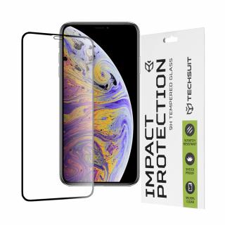 Folie sticla Full Glue 111D pentru iPhone XS Max   11 Pro Max, Negru