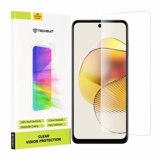 Folie sticla Motorola Moto G73, Techsuit Clear Vision, Transparenta