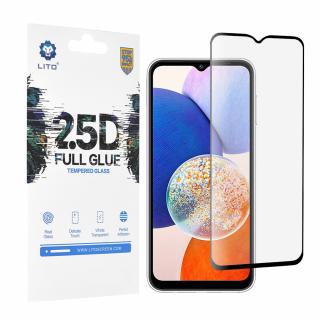 Folie sticla Samsung Galaxy A14 4G   A14 5G, Lito Full Glue Full Screen, Negru