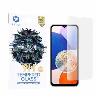 Folie sticla Samsung Galaxy A14 4G   A14 5G, Lito Tempered Glass, Transparenta