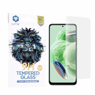 Folie sticla Xiaomi Redmi Note 12 5G   Note 12 4G, Lito Tempered Glass, Transparenta