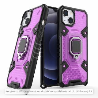 Husa antisoc Samsung Galaxy A13 5G, Honeycomb Armor, Rose-Violet