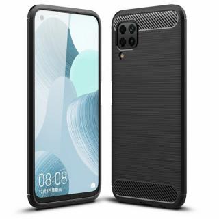 Husa Carbon Silicone pentru Huawei P40 Lite, Negru