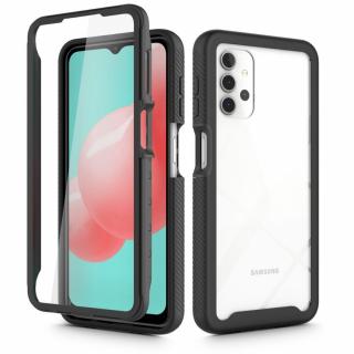 Husa Defense 360 + folie protectie pentru Motorola Moto G71 5G, Negru