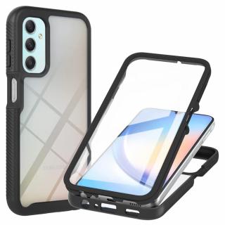 Husa Defense 360 + folie protectie pentru Samsung Galaxy A24, Negru