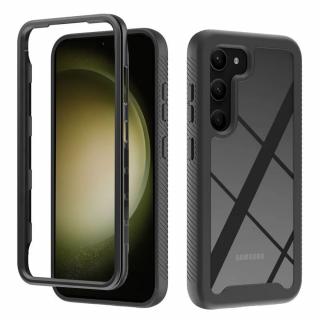 Husa Defense 360 + folie protectie pentru Samsung Galaxy S23 Plus, Negru