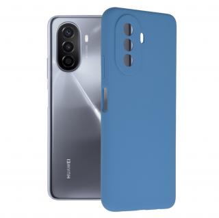 Husa Huawei Nova Y70, Soft Edge Silicone, Denim Blue