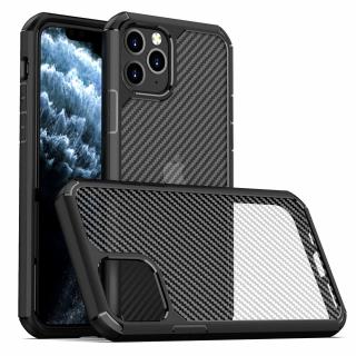 Husa iPhone 11 Pro Max, Techsuit CarbonFuse, Negru