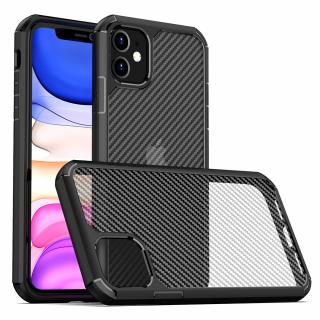 Husa iPhone 11, Techsuit CarbonFuse, Negru