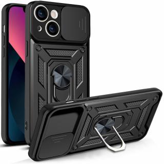 Husa iPhone 13 cu protectie camera Techsuit CamShield Series, Negru