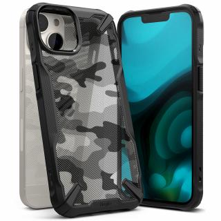 Husa iPhone 14 Plus, Ringke Fusion X, Camo Black