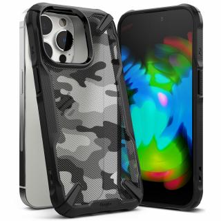 Husa iPhone 14 Pro Max, Ringke Fusion X, Camo Black