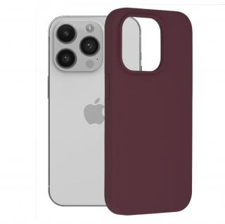 Husa iPhone 14 Pro, Soft Edge Silicone, Plum Violet