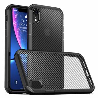 Husa iPhone XR, Techsuit CarbonFuse, Negru