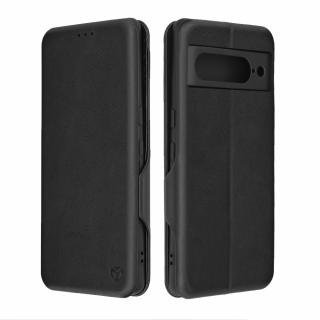 Husa magnetica tip carte Google Pixel 7 Pro, Safe Wallet Plus, Negru