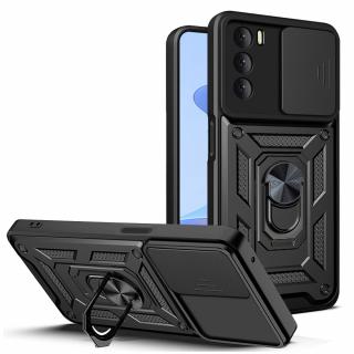 Husa OPPO A16 cu protectie camera Techsuit CamShield Series, Negru