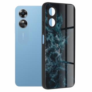 Husa OPPO A17, Glaze Series, Blue Nebula