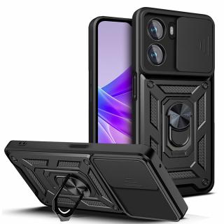 Husa OPPO A57 4G cu protectie camera Techsuit CamShield Series, Negru