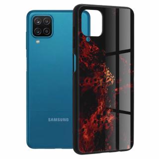 Husa Samsung Galaxy A12, Glaze Series, Red Nebula