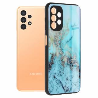 Husa Samsung Galaxy A13 4G, Glaze Series, Blue Ocean