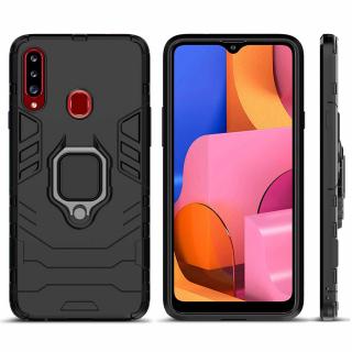 Husa Samsung Galaxy A20s, Techsuit Shield Ring, Negru