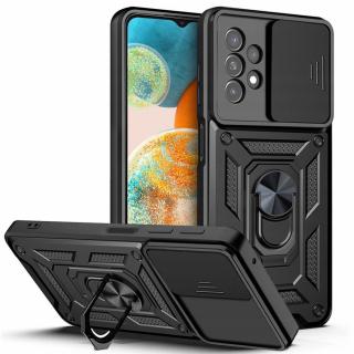 Husa Samsung Galaxy A23 4G   A23 5G cu protectie camera Techsuit CamShield Series, Negru