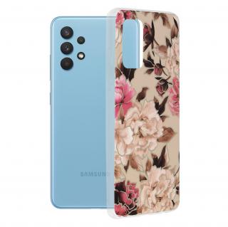 Husa Samsung Galaxy A32 4G, Techsuit Marble Series, Mary Berry Nude