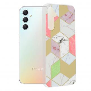 Husa Samsung Galaxy A34 5G, Techsuit Marble Series, Purple Hex