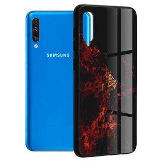 Husa Samsung Galaxy A50, Glaze Series, Red Nebula