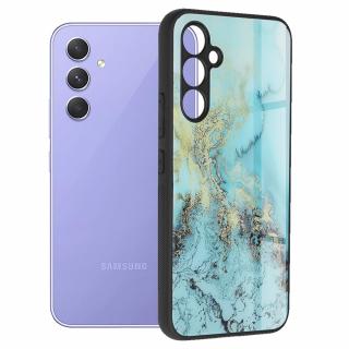 Husa Samsung Galaxy A54, Glaze Series, Blue Ocean