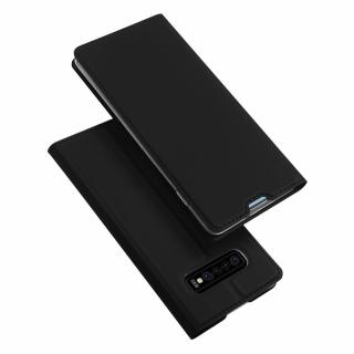 Husa Samsung Galaxy S10+, Dux Ducis Skin Pro Flip Book, Negru