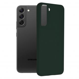 Husa Samsung Galaxy S22 Plus, Soft Edge Silicone, Dark Green