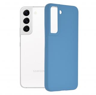 Husa Samsung Galaxy S22, Soft Edge Silicone, Denim Blue