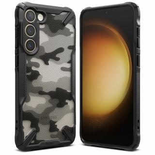 Husa Samsung Galaxy S23 Plus, Ringke Fusion X, Camo Black