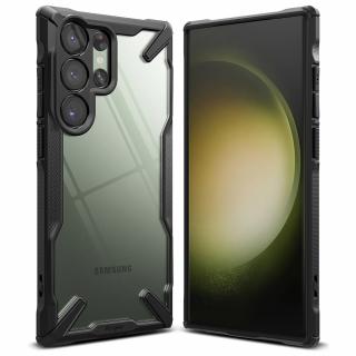 Husa Samsung Galaxy S23 Ultra, Ringke Fusion X, Black