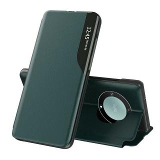 Husa tip carte Honor Magic 5 Lite, eFold Book View, Dark Green