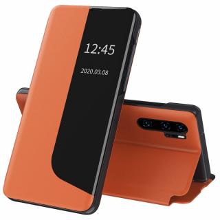 Husa tip carte Huawei P30 Pro, eFold Book View, Orange