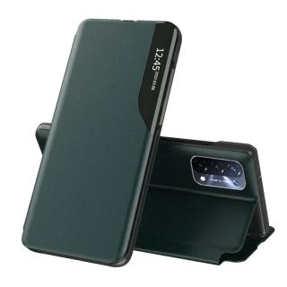 Husa tip carte OPPO A74 5G   OPPO A54 5G, eFold Book View, Dark Green