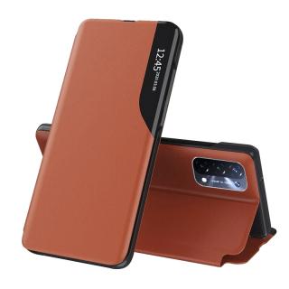 Husa tip carte OPPO A74 5G   OPPO A54 5G, eFold Book View, Orange