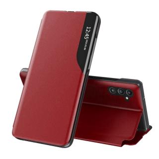 Husa tip carte Samsung Galaxy A14 4G   A14 5G, eFold Book View, Red