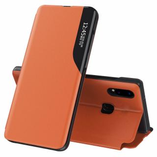 Husa tip carte Samsung Galaxy A20e, eFold Book View, Orange