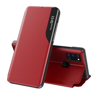 Husa tip carte Samsung Galaxy A21s, eFold Book View, Red