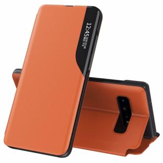 Husa tip carte Samsung Galaxy S10, eFold Book View, Orange