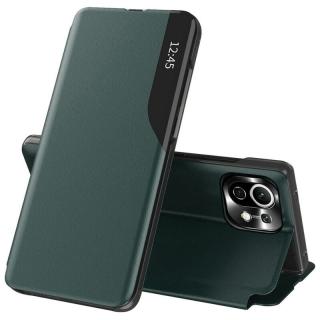 Husa tip carte Xiaomi Mi 11 Lite, eFold Book View, Dark Green