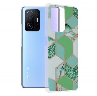 Husa Xiaomi 11T   11T Pro, Techsuit Marble Series, Green Hex