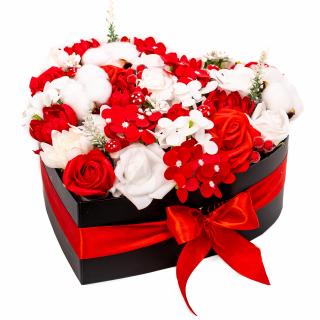 Aranjament Floral Red Love, 30cm