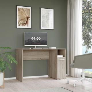 Birou CPLB21N-D36, cu usa si raft, sonoma, 110x51x73.5 cm